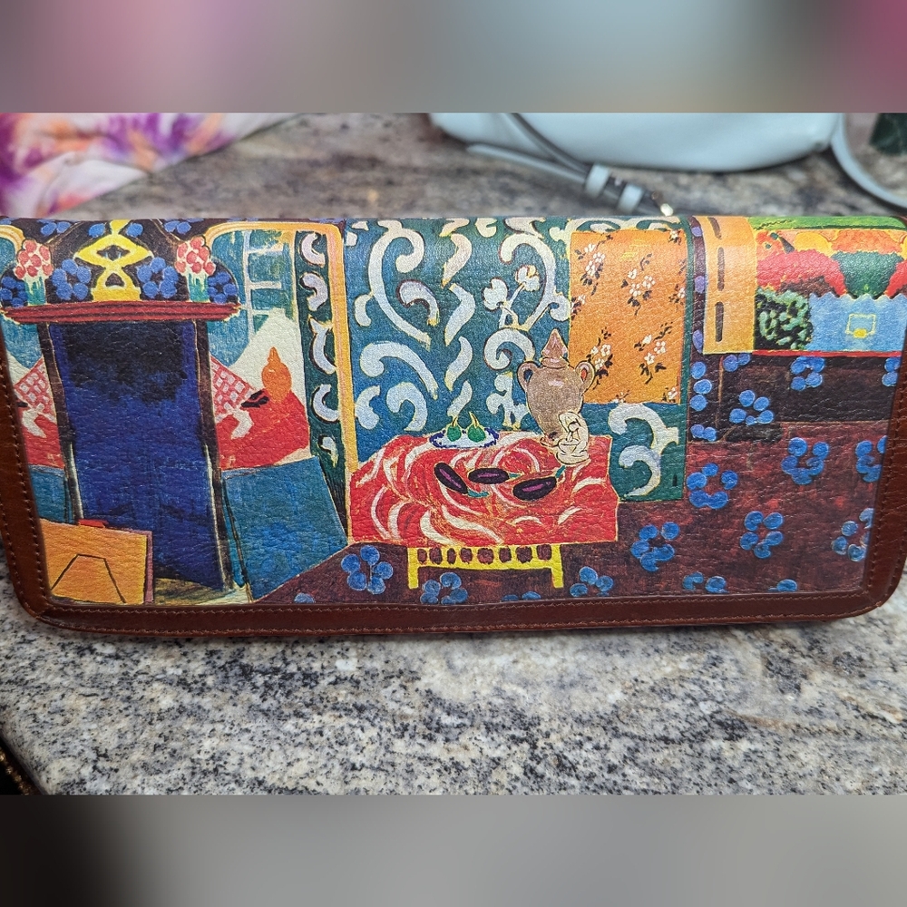 Icon leather clutch Still Life with Aubergines Henri Matisse